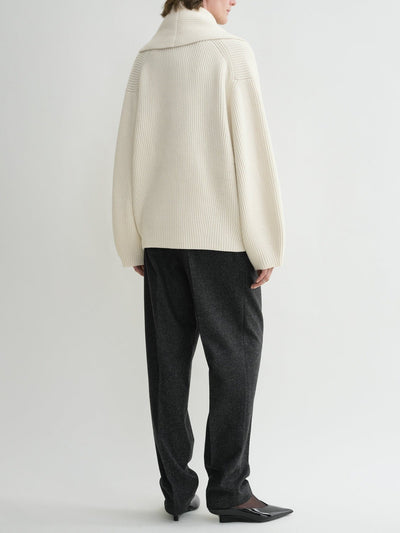 Cardigan Suelto para Mujer con Cuello Redondeado - Image 10