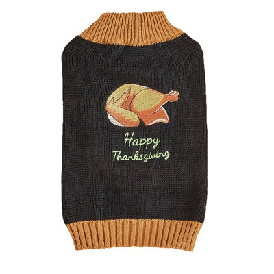 Ropa para Mascotas Thanksgiving Cuadros Retro Contraste de Colores - Image 7