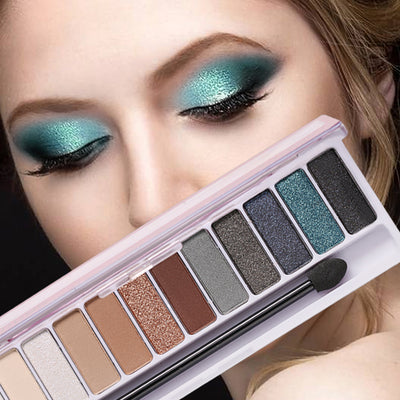 Paleta de Sombras Perladas Mate Anti-Transferencia - Image 12