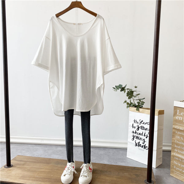 Blusa Escotada V Talla Grande - Diseño Elegante Cuello Bajo