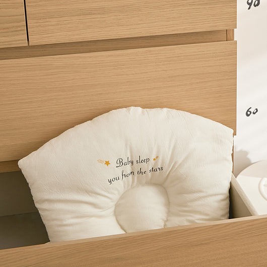 Almohada Ergonómica para Bebé 0-2 Años Algodón Puro Prevención de Cabeza Plana - Image 5