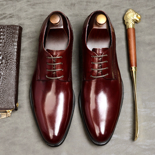Zapatos de Negocios para Hombre con Cordones de Cuero Premium Estilo Británico - Image 7
