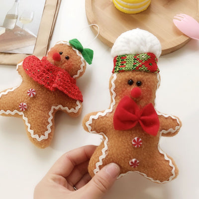 Muñeco Decorativo Navideño de Jengibre Suave - Adorno Festivo - Image 4