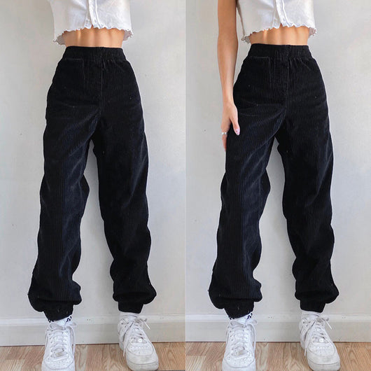 Pantalones Casuales de Cintura Alta para Mujer - Image 10