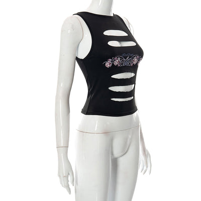 Blusa Casual de Verano Sin Mangas Cuello Redondo Colores Lisos - Image 19