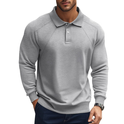 Polo Casual de Cuello Clásico para Hombre - Diseño Versátil Primavera Otoño - Image 5