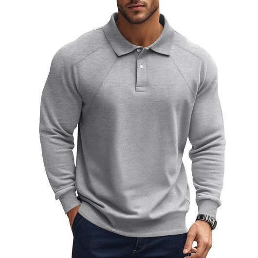Polo Casual de Cuello Clásico para Hombre - Diseño Versátil Primavera Otoño - Image 5