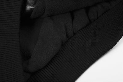 Chaqueta de Cuero Casual con Solapa - Diseño Liso y Versátil - Image 11