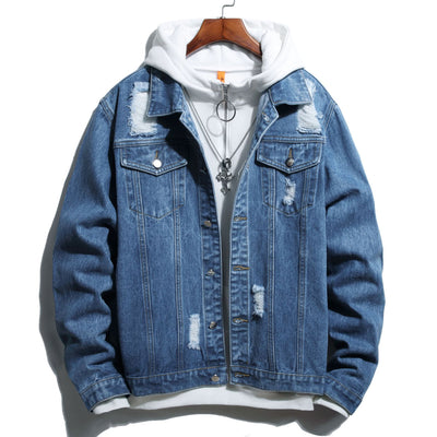 Chaqueta Denim Clásica para Hombre - Estilo Versátil - Image 8