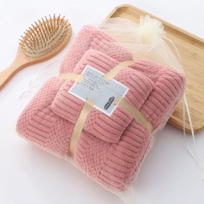 Toalla de Microfibra Coral Absorbente de Alta Densidad - Image 4