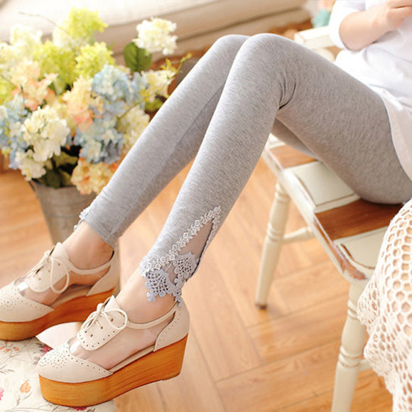 Leggings de Encaje Crochet para Mujer - Estilo y Comodidad