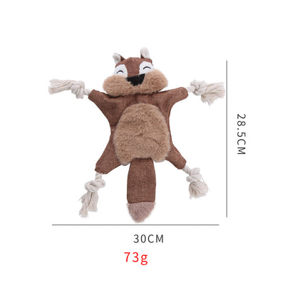 Juguete para Perro Zorro con Sonajero - Juguete Durable sin Relleno para Mascotas - Image 2