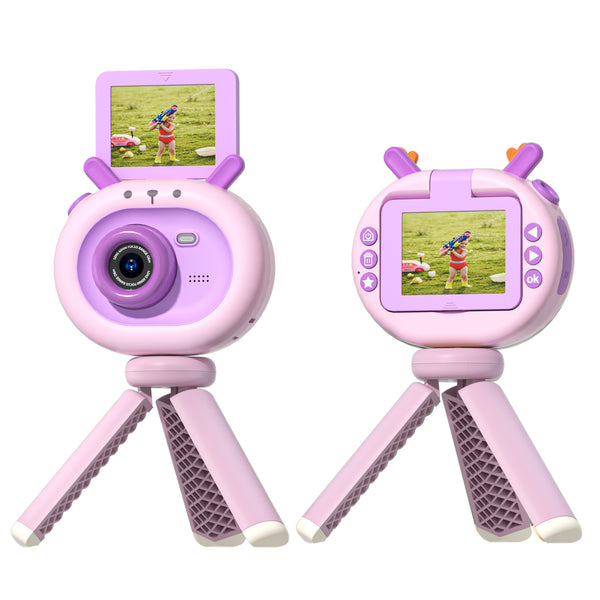 Cámara Digital HD para Niños con Pantalla Abatible 180°