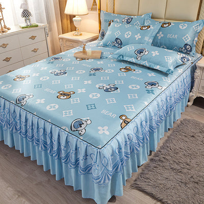 Juego de Cama de 3 Piezas con Sábana Bajera de Fibra Viscosa Premium - Image 20