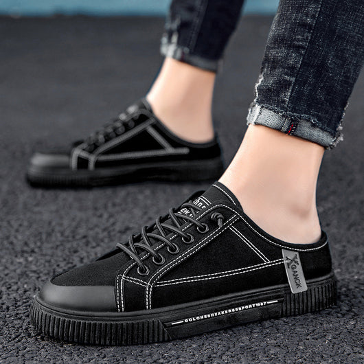 Tenis Casuales Versátiles para Hombre sin Talón de Lona - Image 4