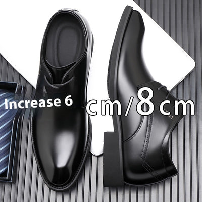 Zapatos Ejecutivos de Cuero Genuino Transpirables para Hombre