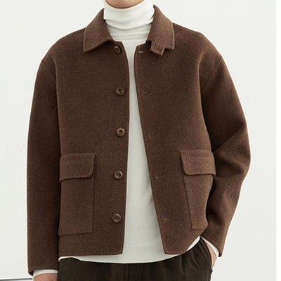Chaqueta de Lana Reversible para Hombre - Corte Clásico - Image 7