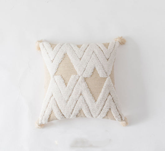 Funda de Almohada de Algodón Tejido con Diseño de Vientos Nacionales - Image 15