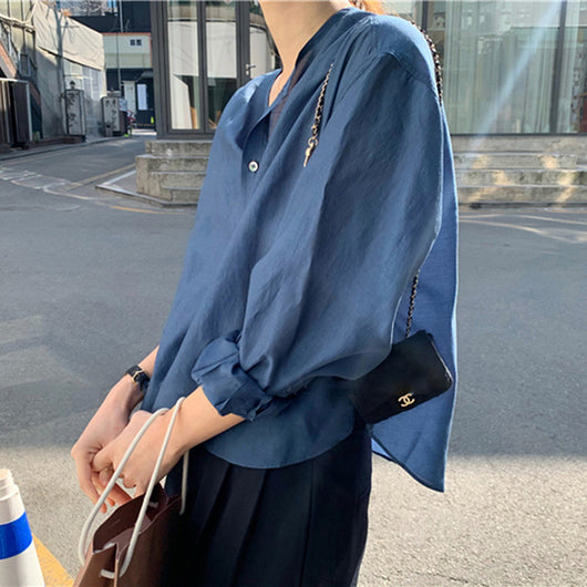 Blusa Larga de Tencel con Diseño Elegante para Mujer - Image 10
