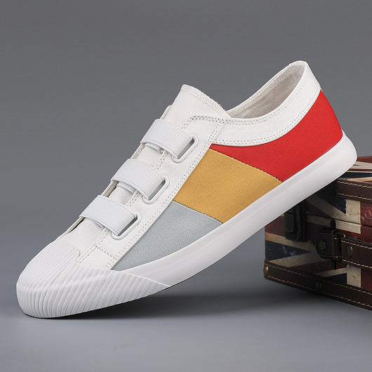 Zapatillas de Lona con Punta Redonda para Estudiantes - Comodidad y Estilo Deportivo - Image 6