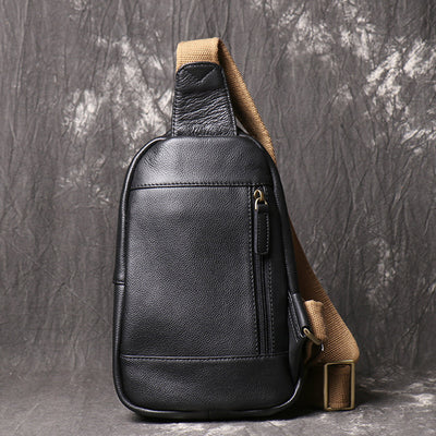 Bolsa Cruzada de Cuero para Hombre - Estilo Casual - Image 10