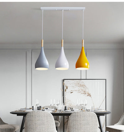 Lámpara de Techo Nórdica de Tres Brazos para Comedor - Diseño Minimalista Moderno - Image 27