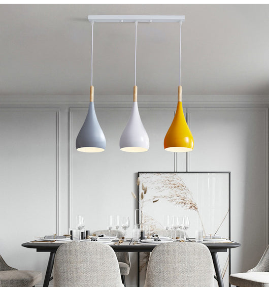Lámpara de Techo Nórdica de Tres Brazos para Comedor - Diseño Minimalista Moderno - Image 27