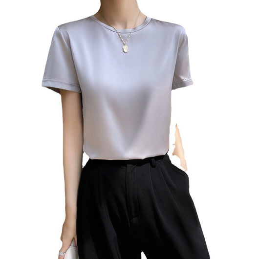 Blusa de Manga Corta Elástica y Fresca - Image 5