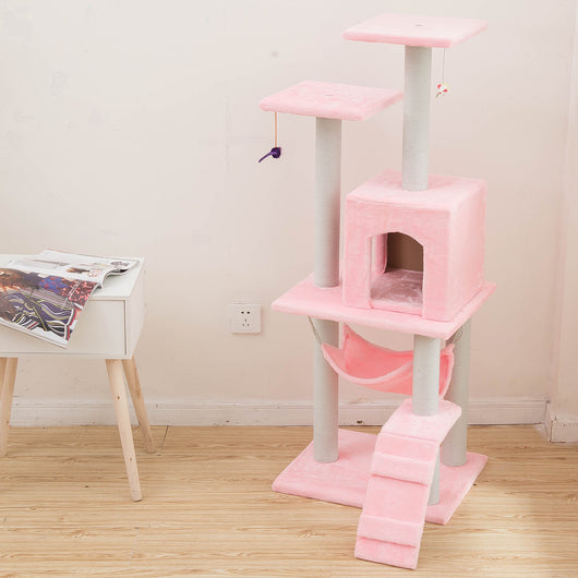 Árbol Rascador Multicapa para Gatos con Plataformas de Juego - Image 8