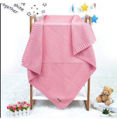 Manta Tejida de Color Sólido para Niños y Niñas - Image 17