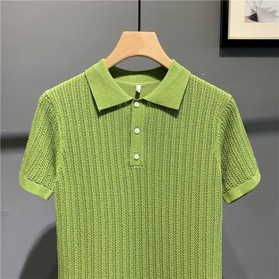 Camiseta Tipo Polo Cuello Solapa - Hombre Verano Versátil - Image 8
