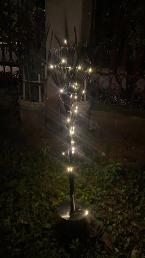 Escoba Iluminada para Decoración de Halloween