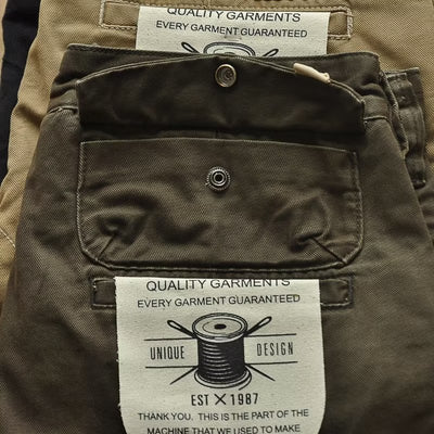 Pantalones de Trabajo Hombre Resistentes a Manchas - Corte Recto Holgado - Image 3