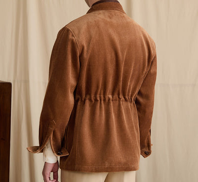 Chaqueta Polo Retro de Pana para Hombre - Cálida y Elegante - Image 10