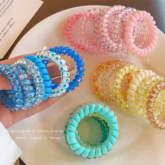 Bandas Elásticas de Colores para el Cabello - Corbatas de Verano Resistentes - Image 2