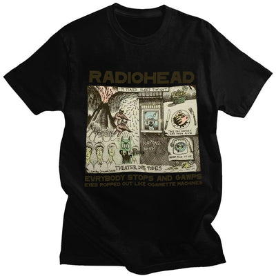 Camiseta Vintage Radiohead 2000 Hip Hop Rock Unisex Talla M - Image 13