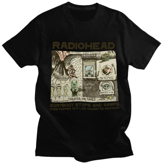 Camiseta Vintage Radiohead 2000 Hip Hop Rock Unisex Talla M - Image 13