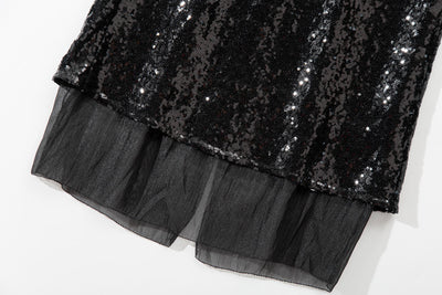 Falda Elegante con Detalles de Lentejuelas y Abertura Trasera - Image 14