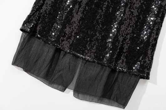 Falda Elegante con Detalles de Lentejuelas y Abertura Trasera - Image 14