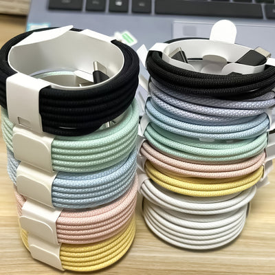 Cable de Carga Rápida Macaron - Sincronización y Energía