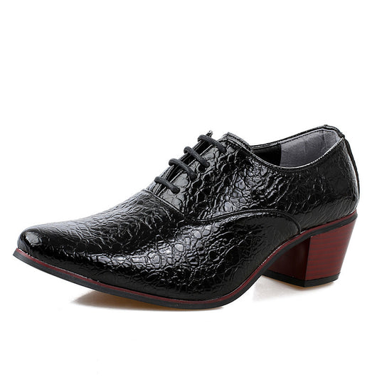 Zapatos de Moda Británica para Hombre con Punta Elevada - Image 12