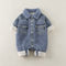 Mameluco Denim para Bebé con Mangas Largas - Diseño Adorable para Paseos