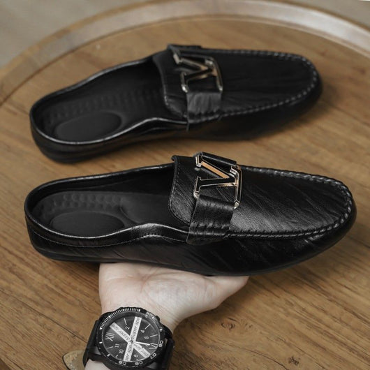 Mocasines Hombre Cuero Cerrados sin Talón - Comodidad Slip-On - Image 15