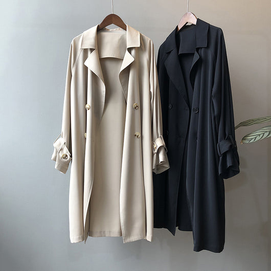 Abrigo Coreano Talla Grande Corte Holgado Elegante - Image 8