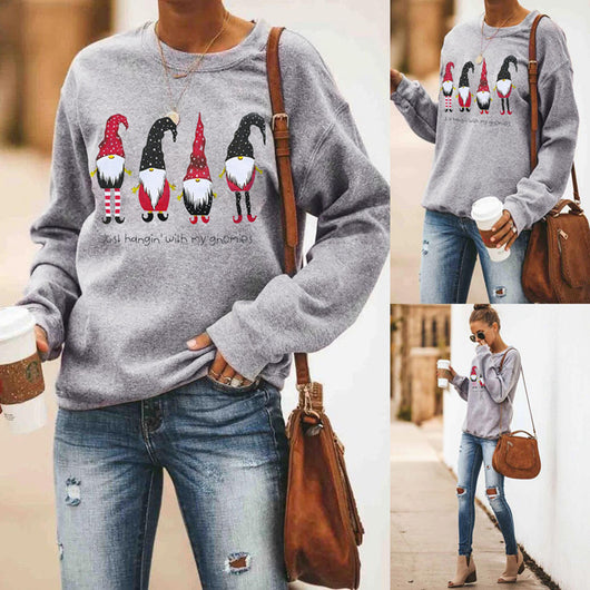 Sudadera Navideña con Estampado de Manga Larga - Image 7