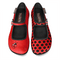 Women's Ladybug Mary Jane Shoes - Colorful Vintage Design