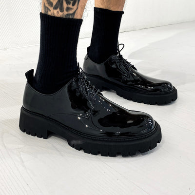 Zapatos Casuales de Cuero para Hombre con Punta Redonda - Image 3