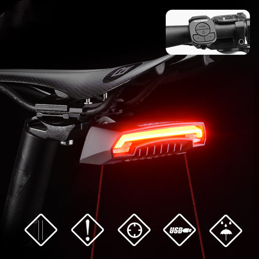Luz Trasera LED Inteligente con Control Remoto para Bicicleta