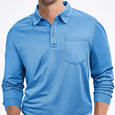 Camisa Suelta de Manga Larga en Color Sólido para Hombre - Image 9