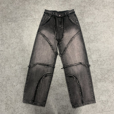 Jeans Vintage Estilo Urbano con Bordes Crudos - Image 17